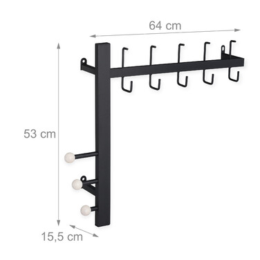 Relaxdays coat rack