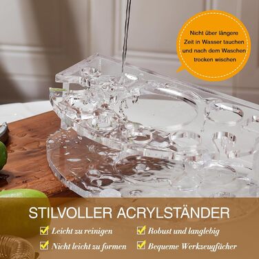 Cocktail Shaker Set, Stainless Steel Cocktail Set with 12-Piece Bar Accessories, 750ml Shaker Bartender Set with Stand, Cocktail Machine Bar Set for Home, Gifts for Men Dad Bartender (Silver)