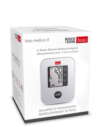 Тонометр BOSO medicus X - автоматичний тонометр для вимірювання артеріального тиску, 1 шт.