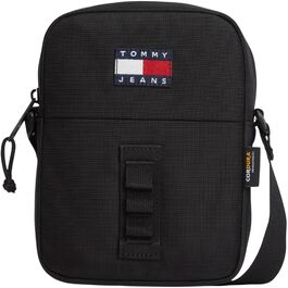 Чоловіча сумка-месенджер Tommy Jeans Crossbody Bag з широким ременем, чорна