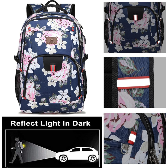 Рюкзак Cafele з RFID захистом, для ноутбука 17.3