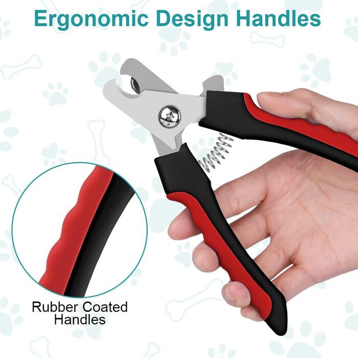 Електричний точило для кігтів собак Aomig Krallenschleifer: 6 шт. для собак та котів, 2 швидкості, LED-дисплей, тиха робота, з запасними насадками