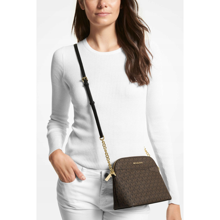 Сумка-кросбоді Michael Kors з екошкіри, коричнева