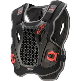 Захист грудей Alpinestars Bionic Action для дорослих, чорний/червоний, розмір XL/2XL