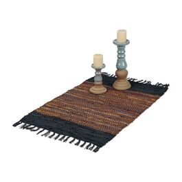 Relaxdays Patchwork Rug, 60 x 110 cm