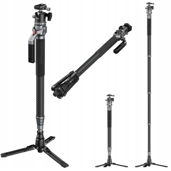 SmallRig 5564 — карбоновий фотомонопод із куляovouю головкою та підставкою