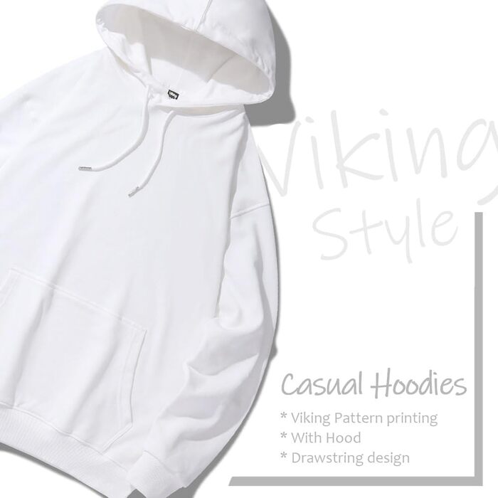 LOUSON Худі з капюшоном на блискавці для чоловіків Viking, Nordic Raven, вінтажний світшот з капюшоном для чоловіків, стильний одяг, худі на блискавці S