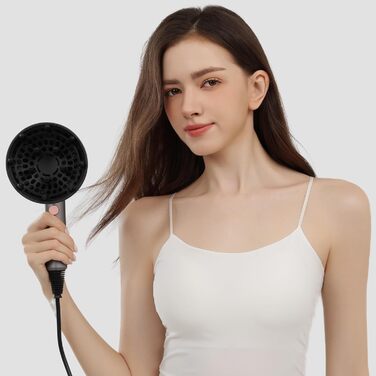 Фен AINA з дифузором: Іонська технологія, керамічне покриття, Cold Shot, 230V