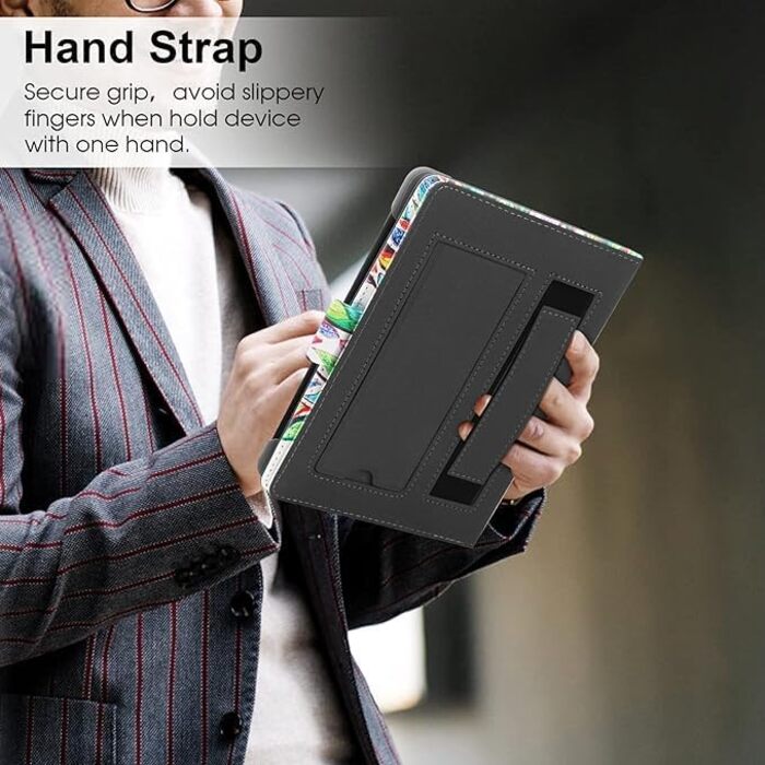 Чохол-підставка для Kindle Paperwhite, Kobo Clara HD/2E, Pocketbook, Tolino, Sony E-Reader з натуральної шкіри