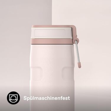 Термопляшка Stanley IceFlow Twist Flip 0.47л, Rose Quartz — герметична, зі сталі, для напоїв