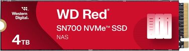WD Red SN700 4TB NVMe SSD для NAS - висока продуктивність та надійність