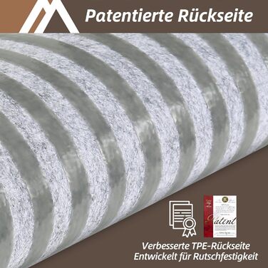 Ковзаючі сходи COSY HOMEER, 15 шт., 70 x 22 см, антиковзкі, самоклеючі, машинне прання, 100% поліестер, TPE-підкладка, для дітей, літніх людей та домашніх тварин, сірий та білий