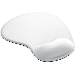 Кисетковий Mousepad CSL з гелевою підкладкою для зап'ястя - чорний/білий, ергономічний, водонепроникний, для геймінгу