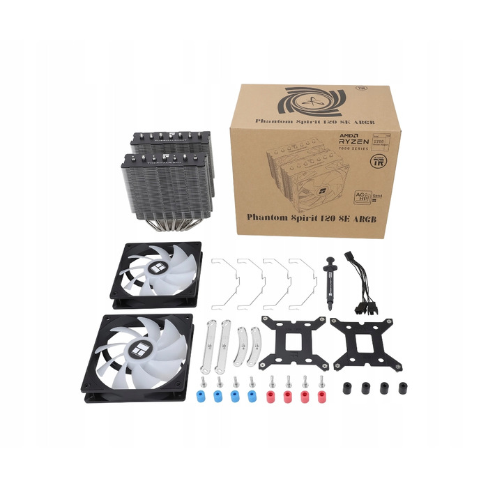 Кулер для процесора Thermalright Phantom Spirit SE ARGB 2x120мм 4pin PWM