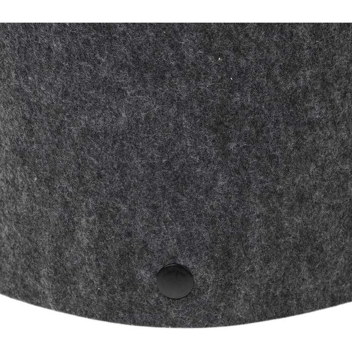 Кігтеточка для котів CanadianCat Owen XL, діаметр 50 см, сірий фетр, з хвилястим картоном