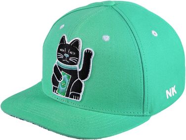 Кепка Nebelkind Snapback для чоловіків та жінок, універсальний розмір, регульована, унісекс, якісна бейсболка в стилі streetwear, ретро білий (м'ятний)