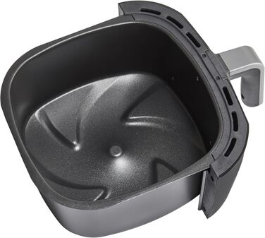 Amazon Basics 6-Liter Air Fryer with Digital Touchscreen and 8 Preset Cooking Programs, Black 6L