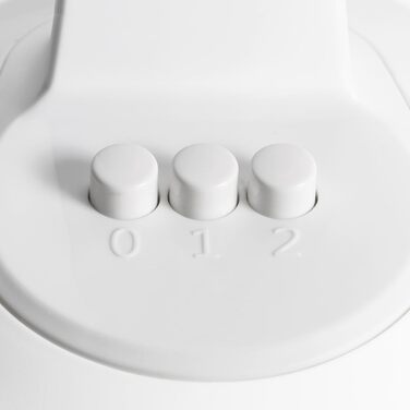 Турбовентилятор TROTEC TVE 10 - 25 Вт, гойдання 80°, 2 швидкості, діаметр 23 см, тихий, білий