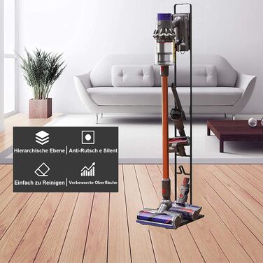 Підставка для пилососів Dyson Gen5 V15s, V15, V12 Slim, V11, V10, V8, V7, V6 - чорна