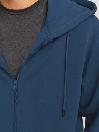 Куртка Jack & Jones Plus Size з капюшоном, великі розміри (6XL), колір: Insignia Blue