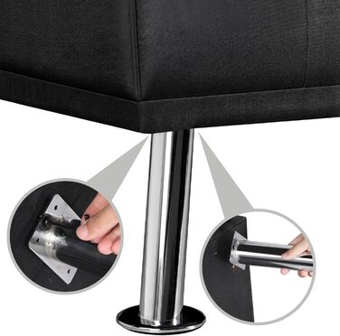 Yaheetech Folding Sleeper Sofa