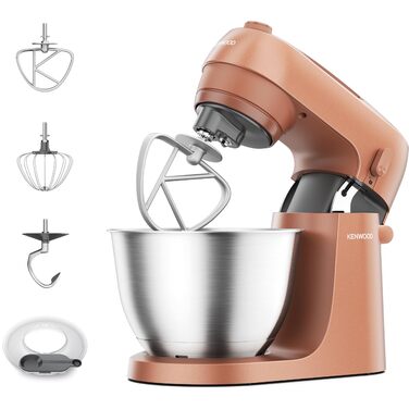 Кухонна машина KENWOOD kMix KMX750BK, компактний планетарний міксер, корал