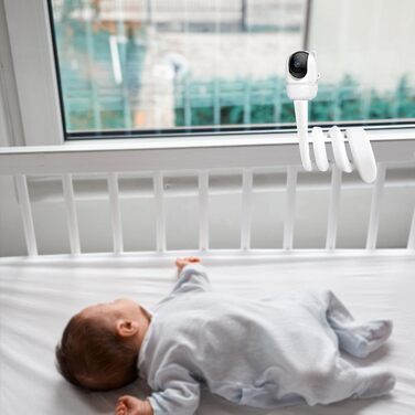 Кріплення для дитячого відеоняні Derebir, сумісне з GHB, BOIFUN, Momcozy, ABM720, з різьбленням 1/4 (46 см)