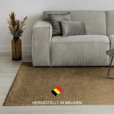 Килим Carpet Studio Maine для вітальні та спальні, 140x200 см, короткий ворс, колір теракота