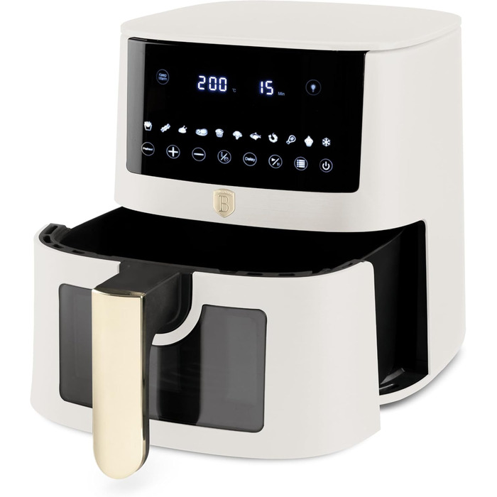 Фритюрниця Berlinger Haus Sahara Collection 8 л з цифровим дисплеєм та 8 автоматичними програмами | Без олії та жиру