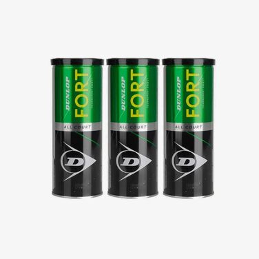 Dunlop Fort All Court Tennis Balls - Tripack (9 Balls / 3 Sets)