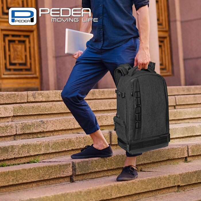 Рюкзак для DSLR-камери Pedea: стильний фоторюкзак з водонепроникним чохлом та змінною внутрішньою перегородкою (чорний)