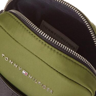Чоловіча сумка-месенджер Tommy Hilfiger Elevated Nylon Mini Reporter (AM0AM10944), зелена (Mentor Green)