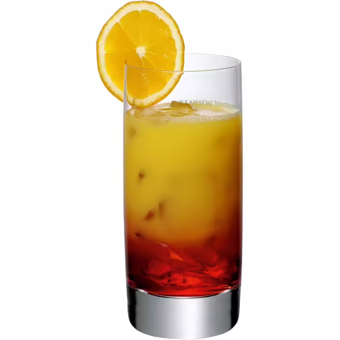WMF Easy Long Drink Glasses Set, 6-Piece, 350ml Cocktail Glasses, Crystal Glass, Dishwasher Safe, Shatterproof