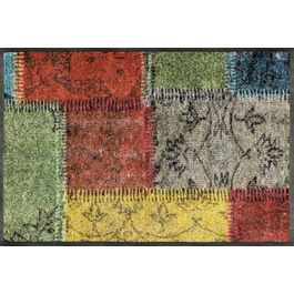 Килимок wash+dry Vintage Patches 50x75 см, для дому та вулиці, праний, кольоровий