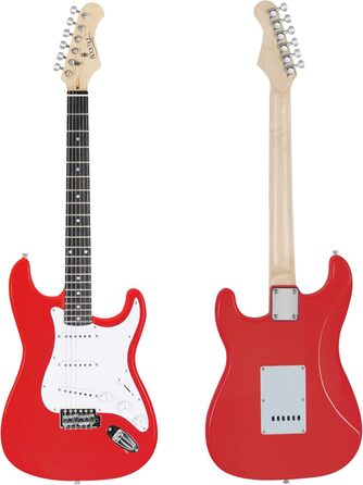 Електрогітара Rocktile ST-Pack Red Комплект (підсилювач, тюнер, тремоло, чохол, кабель, ремінь, медіатори, запасні струни та навчальний матеріал з CD/DVD)