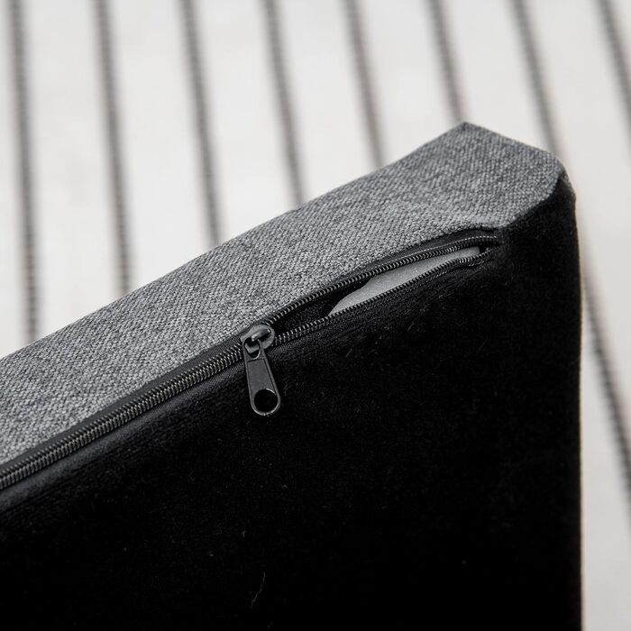 PawHut Софа для собак, скандинавський дизайн, м'яка подушка, дерев'яні ніжки, 87 x 61 x 36 см, поліестер, сіра