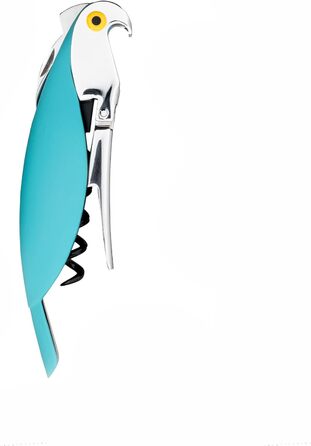 Відкривачка для вина Alessi 'Parrot' з алюмінію та PC, блакитна, 30 x 8 x 12 см