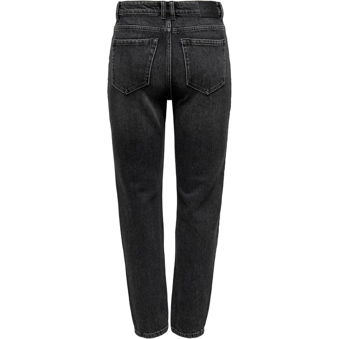 Жіночі джинси прямого крою ONLY ONLEMILY, висока талія, чорний денім, 32W/32L