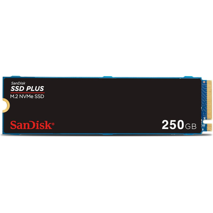 SSD SanDisk Plus 250GB NVMe PCIe Gen 4.0: Швидкий внутрішній SSD з гарантією 5 років