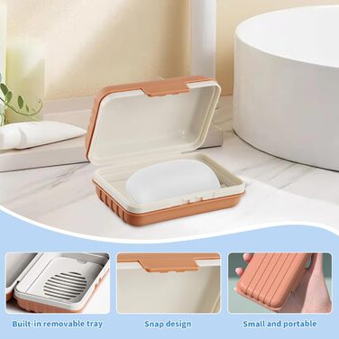 2 шт. мильниця з кришкою, туристична мильниця, підставка для мила, вологостійкий контейнер для мила для подорожей, душу, ванної кімнати, кухні