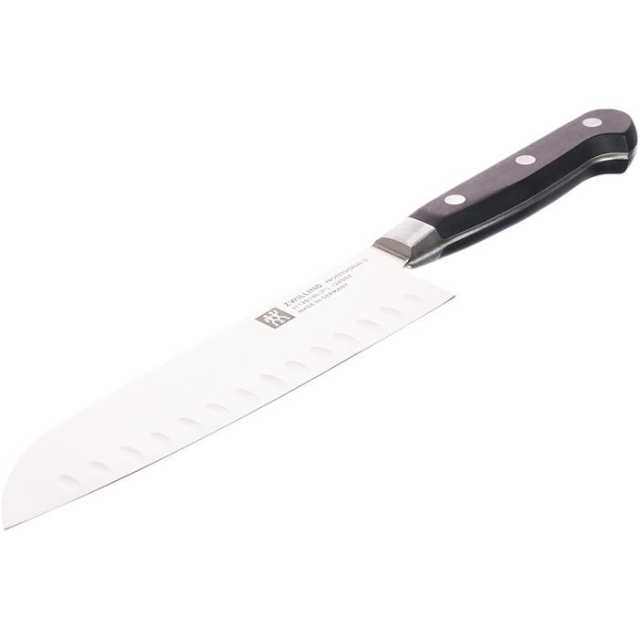 Професійний ніж Сантоку ZWILLING Professional S, сталь нержавіюча, 18 см, чорний