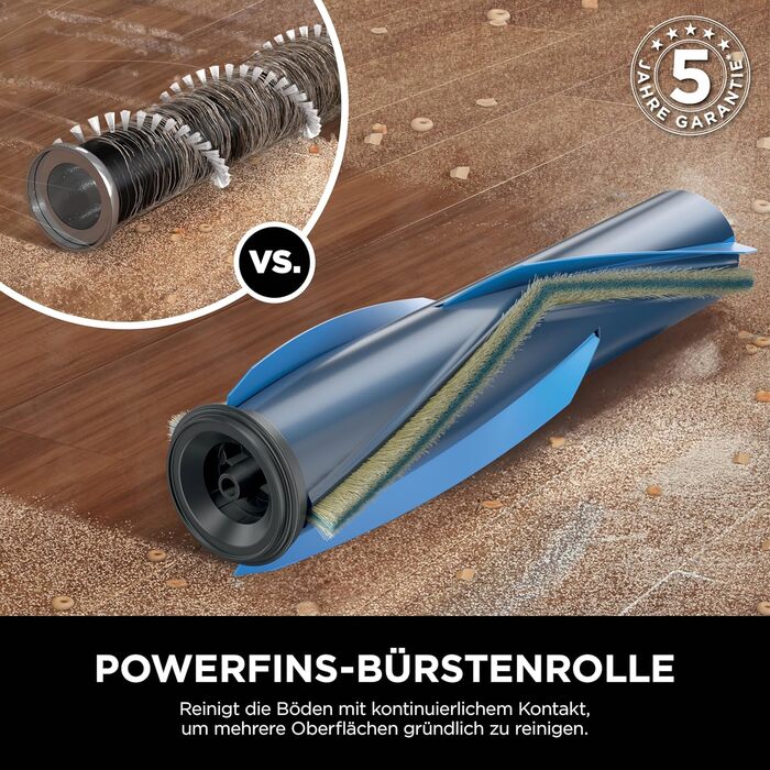 Пилгопоглинач Shark PowerPro IZ380EU: акумуляторний, бездротовий, для тварин, алергіків, з LED-підсвічуванням та гнучким гофрованим всмоктувальним трубою, Navy Blue Metallic