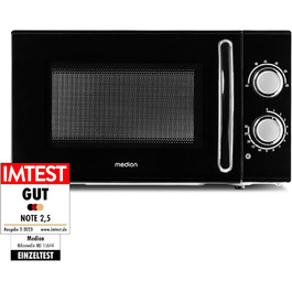 Мікрохвильова піч MEDION MD 15644, 700 Вт, 17 л, 6 рівнів, чорна