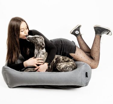 Клітка-лежанка для котів та собак 60x40 см, Graphit (4L Textil Teo)