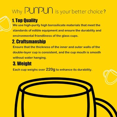 Набір склянок для еспресо та кави 2 шт., подвійні стінки, ізольовані, 250 мл/350 мл