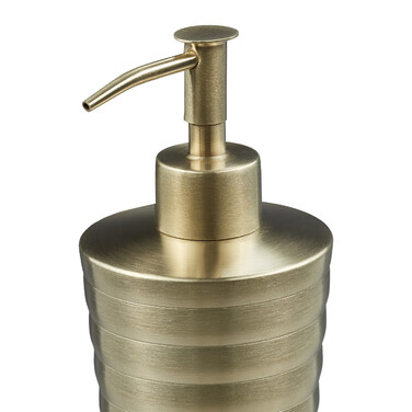 Relaxdays 5-Piece Bathroom Set Stainless Steel Gold