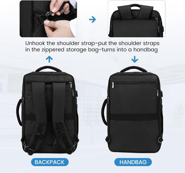 Чорний рюкзак LOVEVOOK 17.3