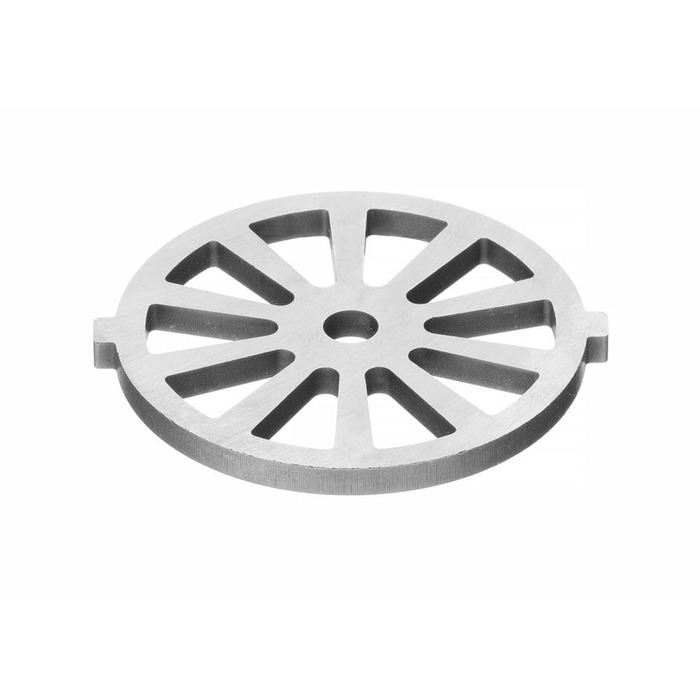 М'ясорубка електрична HENDI з насадками для ковбас, стейків та 3 трубочками для фаршу, 400 Вт, рожева