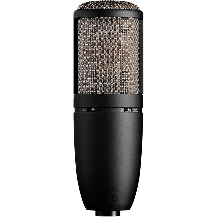 Мікрофон AKG P420 - студійний, велика мембрана, універсальний, чорний
