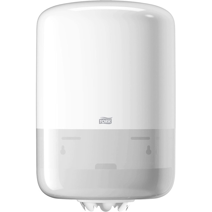 Tork 559000 Roll Dispenser for M2 Paper Towels in Elevation Design / Paper Towel Dispenser for hygienic single towel dispensing in White, 239mm x 360mm x 227mm